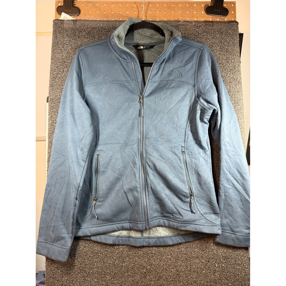 The North Face Full Zip Fleece Jacket Womens Small Blue Shelbe Raschel